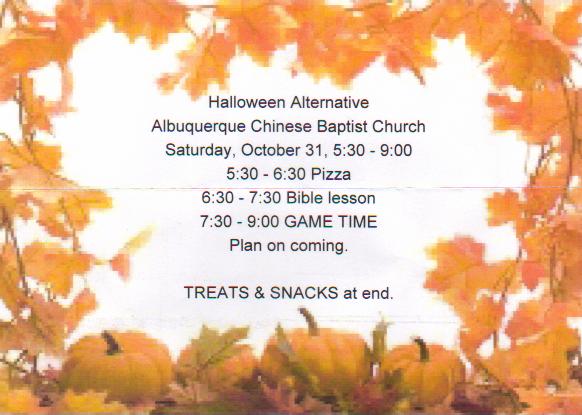 Halloween Alternative